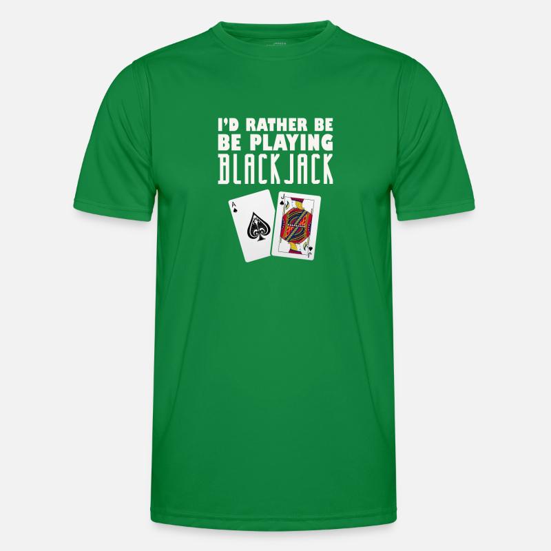 Black Jack Männer Funktions-T-Shirt