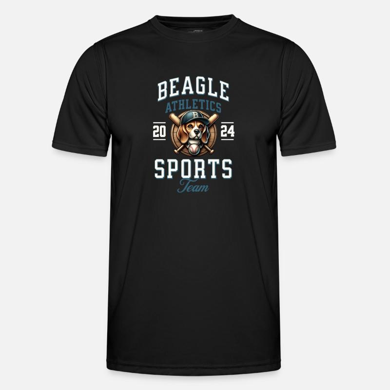 Baseball 2024 Beagle Sport - Einzigartiger Beagle Männer Funktions-T-Shirt