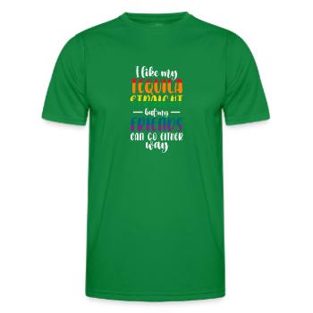 Tequila Sunrise Booze Party Mexique Cadeau - T-shirt sport Homme - vert - Devant - AI Model Male 178 dark (178cm)