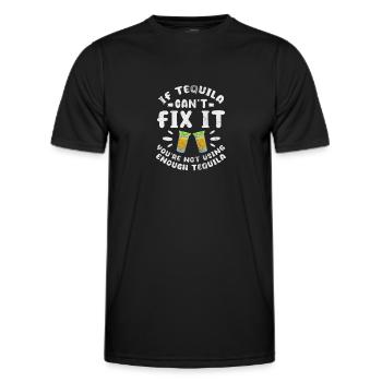 Tequila - Men's Functional T-Shirt - black - Front - AI Model Male 178 dark (178cm)