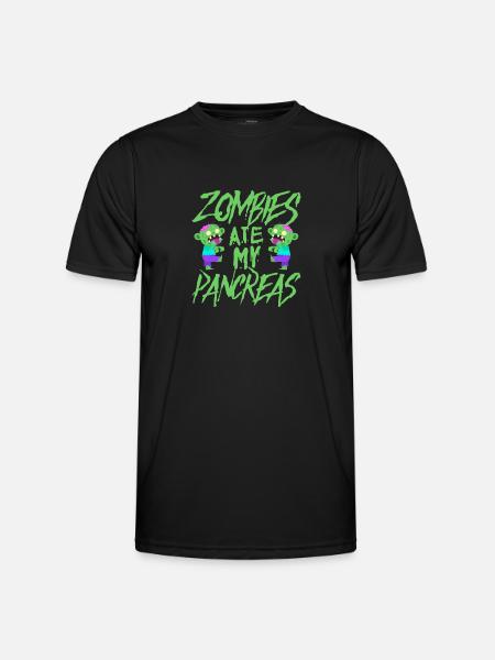 Zombie Zombie-Jäger Zombieapokalypse Geschenk - Männer Funktions-T-Shirt - Schwarz