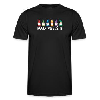 Autismus Awareness Day Autist Geschenk - Männer Funktions-T-Shirt - Schwarz - Vorne - AI Model Male 178 dark (178cm)