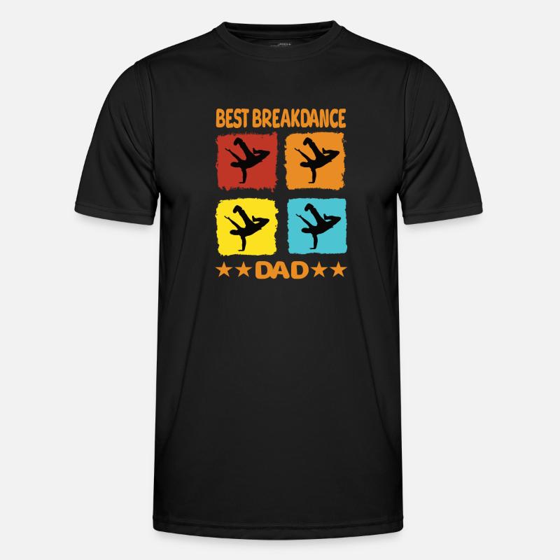 Best Breakdance Dad - Men's Functional T-Shirt - black