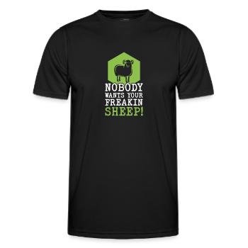 Jeux de société Jeux de société Jeux de nuit Jeux de société Cadeau - T-shirt sport Homme - noir - Devant - AI Model Male 178 dark (178cm)