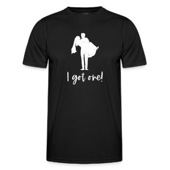 Bachelor bachelor party - Men's Functional T-Shirt - black - Front - AI Model Male 178 dark (178cm)