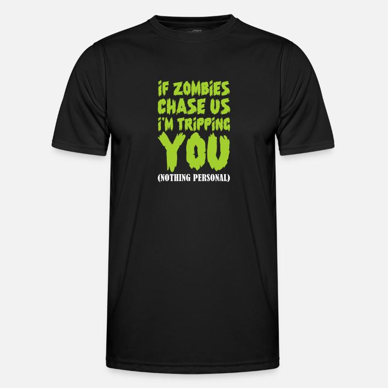 Zombie Zombie-Jäger Zombieapokalypse Geschenk Männer Funktions-T-Shirt