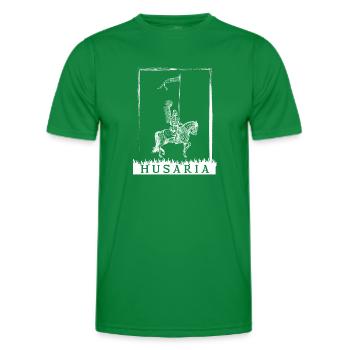 Polnische Kavallerie Husaria Polska Husaren Polen - Männer Funktions-T-Shirt - Kelly Green - Vorne - AI Model Male 178 dark (178cm)