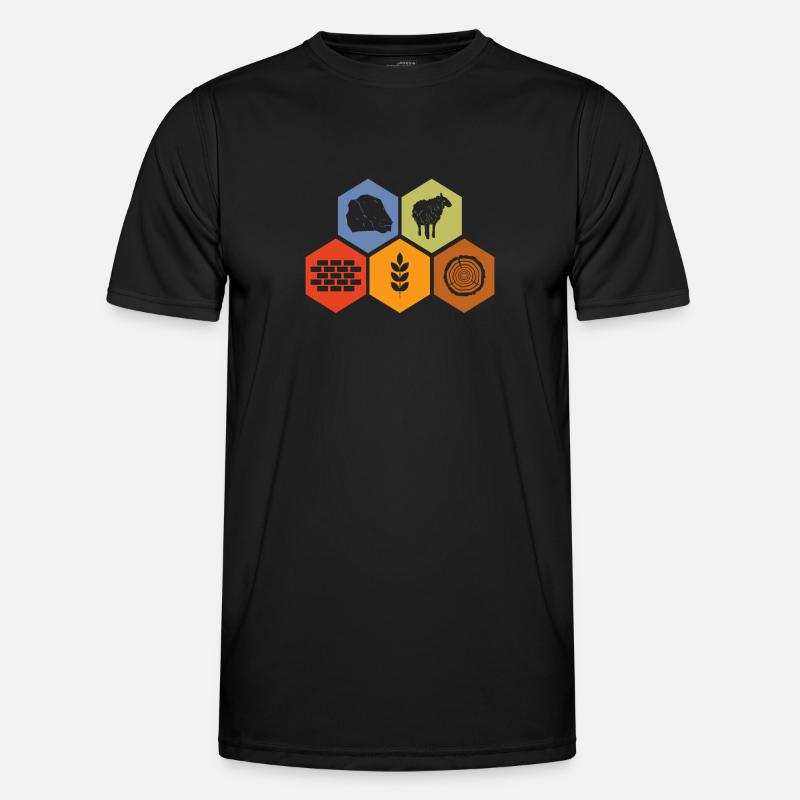 Brettspiel Brettspiele Spieleabend Spiele Geschenk - Männer Funktions-T-Shirt - Schwarz