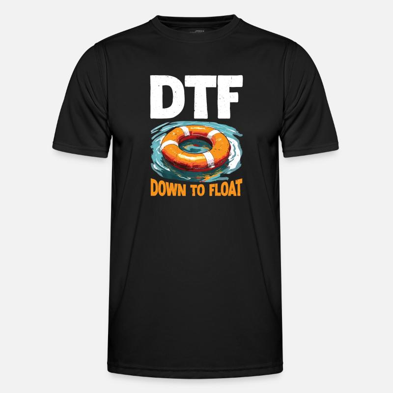 DTF Down To Float 2 - Men's Functional T-Shirt - black