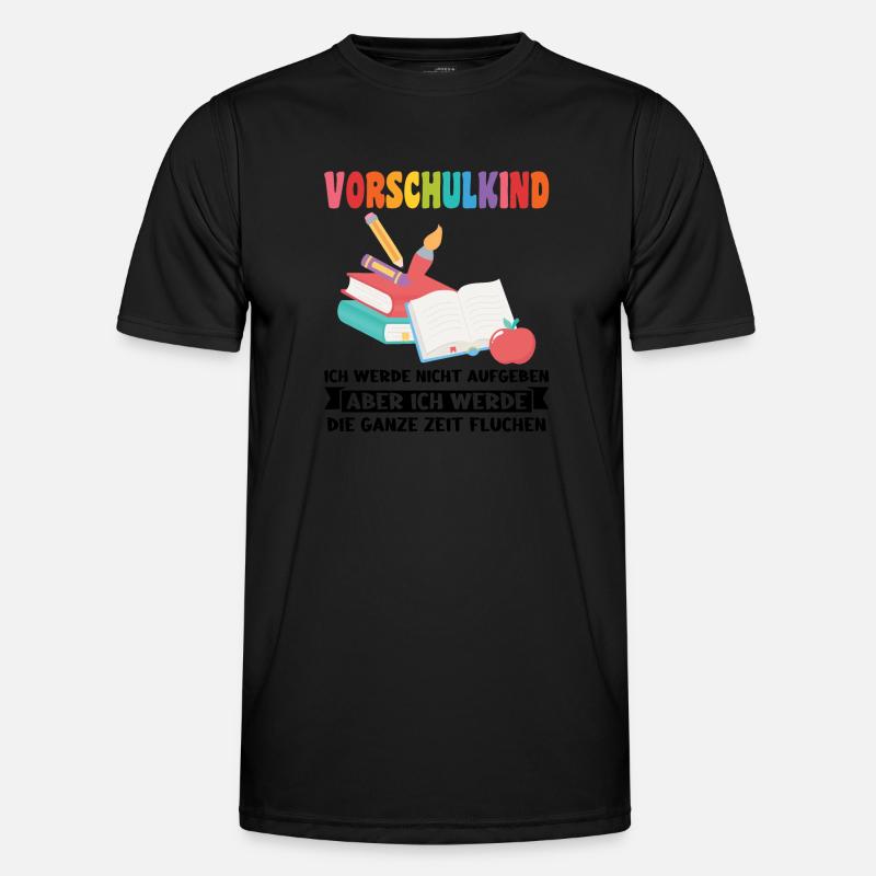 Kindergarten Vorschule Vorschulpädagoge Geschenk Männer Funktions-T-Shirt