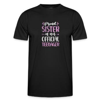 Adolescent - T-shirt sport Homme - noir - Devant - AI Model Male 178 dark (178cm)
