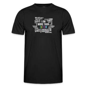 Autismus Awareness Day Autist Geschenk - Männer Funktions-T-Shirt - Schwarz - Vorne - AI Model Male 178 dark (178cm)