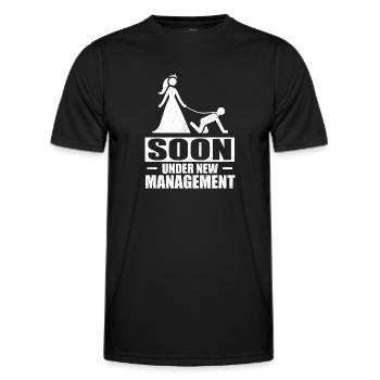Bachelor bachelor party - Men's Functional T-Shirt - black - Front - AI Model Male 178 dark (178cm)