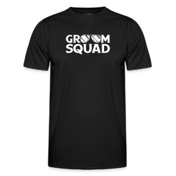 Bachelor bachelor party - Men's Functional T-Shirt - black - Front - AI Model Male 178 dark (178cm)
