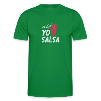 Salsa - Männer Funktions-T-Shirt - Kelly Green - Vorne - AI Model Male 178 dark (178cm)