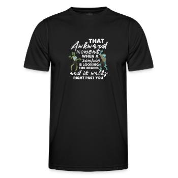 Zombie - Männer Funktions-T-Shirt - Schwarz - Vorne - AI Model Male 178 dark (178cm)