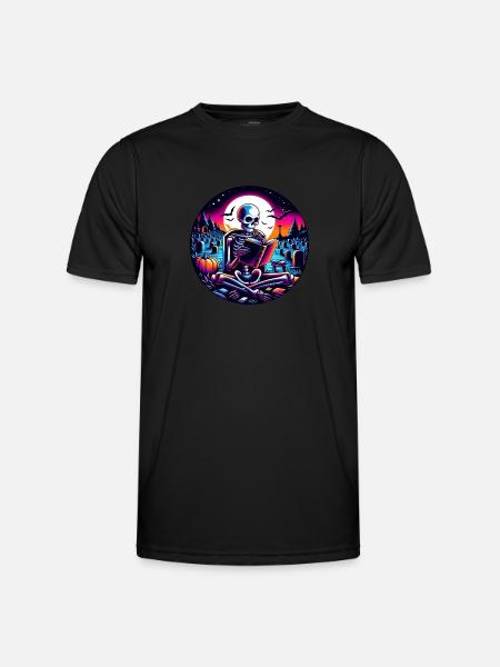 Reading is my hobby - Men's Functional T-Shirt - black