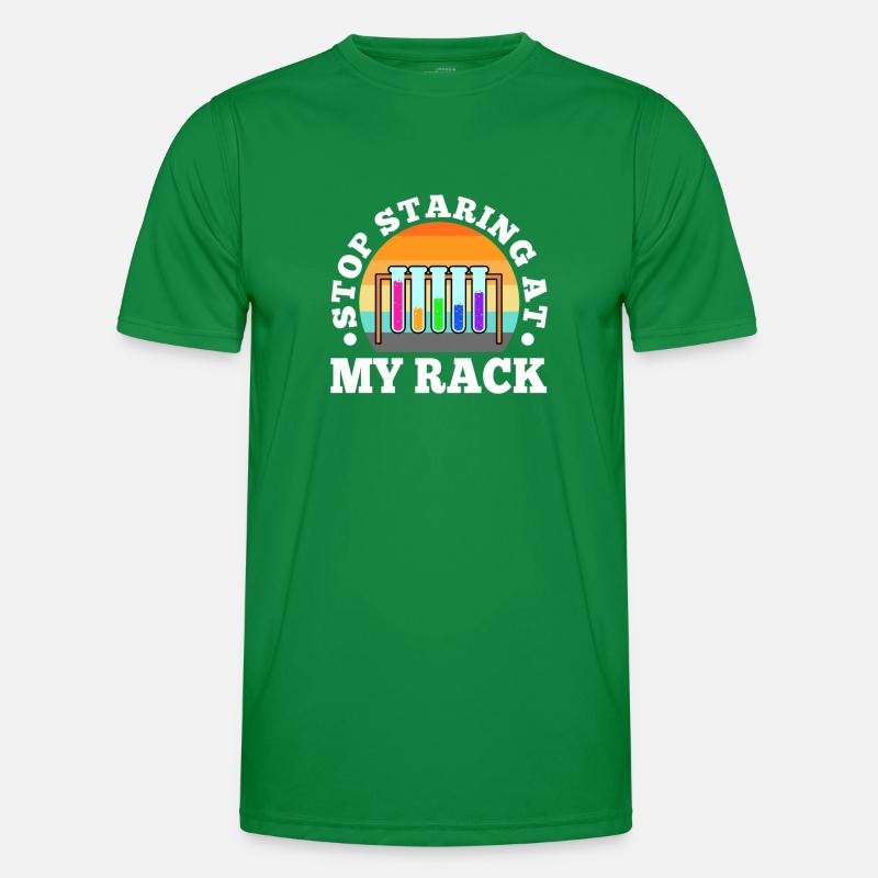 Stop Staring At My Rack Men's Functional T-Shirt