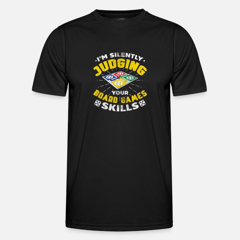 Brettspiel - Männer Funktions-T-Shirt - Schwarz