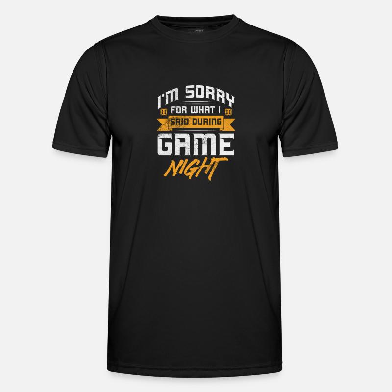Brettspiel - Männer Funktions-T-Shirt - Schwarz