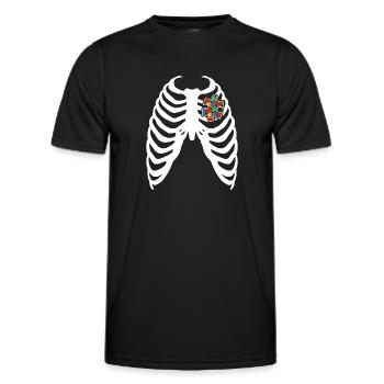 Autismus Awareness Day Autist Geschenk - Männer Funktions-T-Shirt - Schwarz - Vorne - AI Model Male 178 dark (178cm)