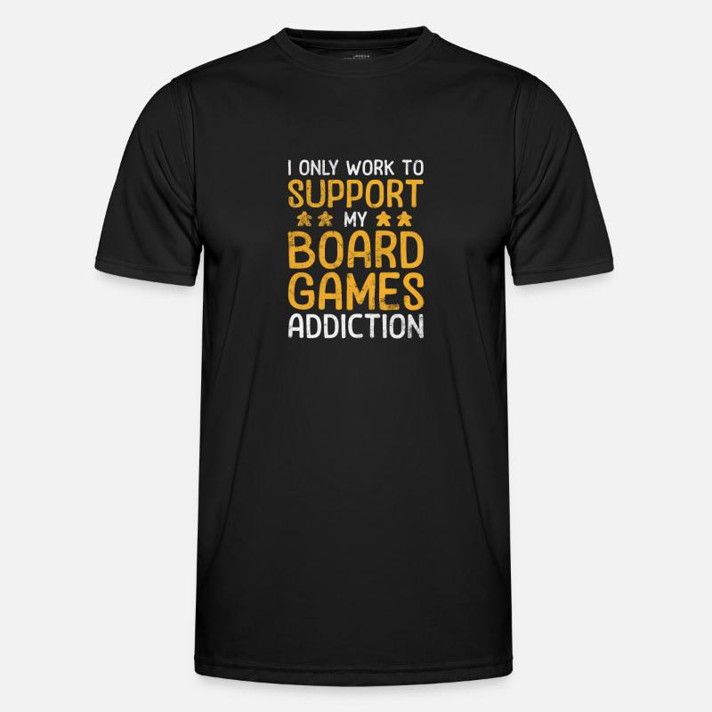 Brettspiel Männer Funktions-T-Shirt
