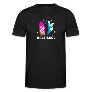 Wakeboard Wakeboarder Wakeboarding Gift - Men's Functional T-Shirt - black - Front - AI Model Male 178 dark (178cm)