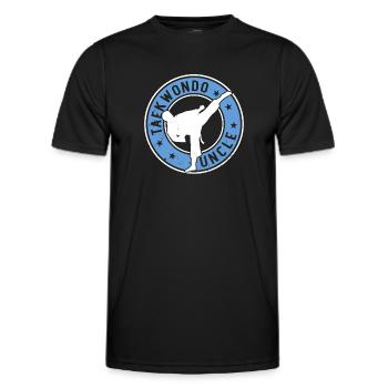 Taekwondo Uncle Taekwondo Fighter Taekwondo - Männer Funktions-T-Shirt - Schwarz - Vorne - AI Model Male 178 dark (178cm)