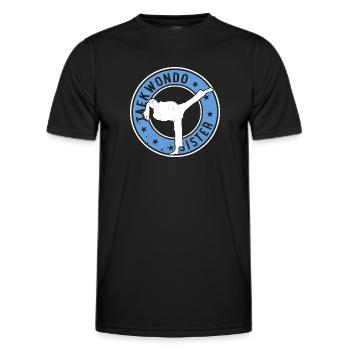 Taekwondo Sister Taekwondo Fighter Taekwondo - Männer Funktions-T-Shirt - Schwarz - Vorne - AI Model Male 178 dark (178cm)