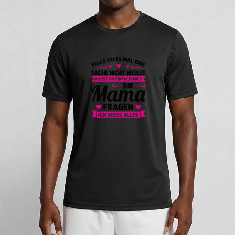 Mutter Mutter Tag Mama Geschenk Männer Funktions-T-Shirt
