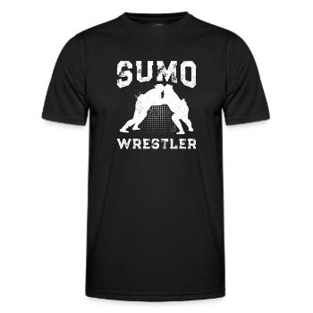 Sumo Wrestling Sumo Fighter Sumo wrestler - Männer Funktions-T-Shirt - Schwarz - Vorne - AI Model Male 178 dark (178cm)