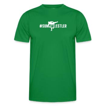 #sumoWrestler - Lutteur de sumo Arts martiaux de sumo - T-shirt sport Homme - vert - Devant - AI Model Male 178 dark (178cm)