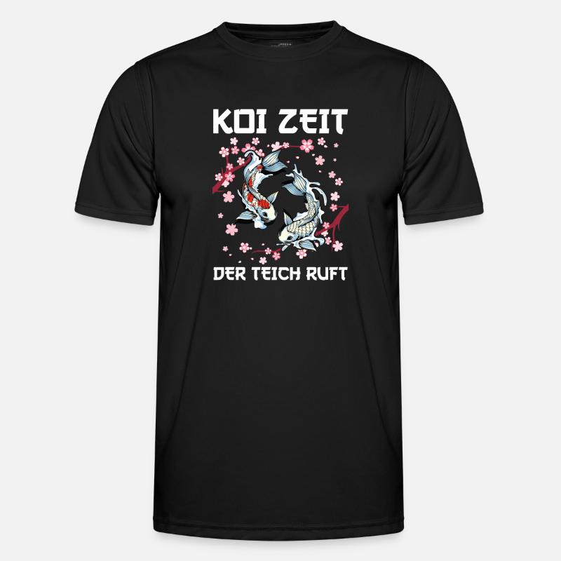 Kois Koi Sarkasmus Geschenk - Männer Funktions-T-Shirt - Schwarz