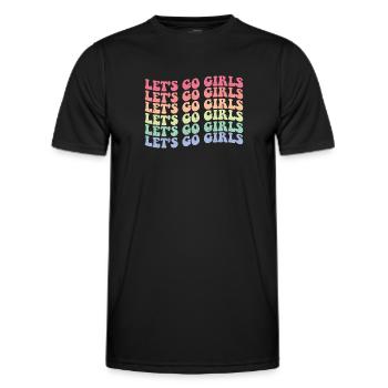 Junggesellin - Männer Funktions-T-Shirt - Schwarz - Vorne - AI Model Male 178 dark (178cm)