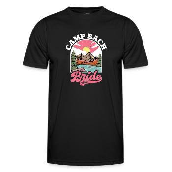 Junggesellin Jungesellinnenabschied Braut - Männer Funktions-T-Shirt - Schwarz - Vorne - AI Model Male 178 dark (178cm)