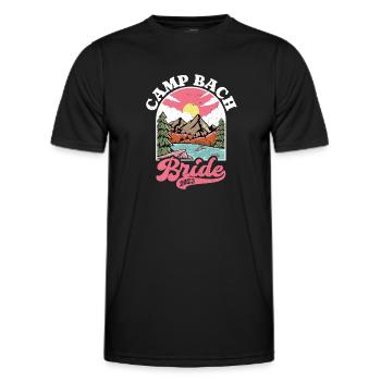 Junggesellin - Männer Funktions-T-Shirt - Schwarz - Vorne - AI Model Male 178 dark (178cm)