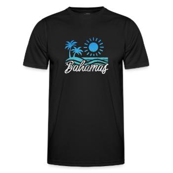 Bahamas - T-shirt sport Homme - noir - Devant - AI Model Male 178 dark (178cm)