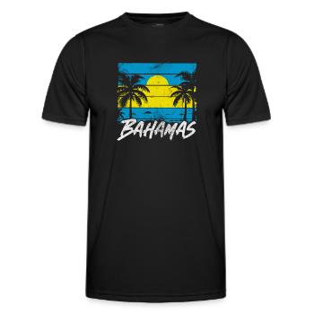 Bahamas - T-shirt sport Homme - noir - Devant - AI Model Male 178 dark (178cm)