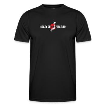 Sumo Fighter Sumo Wrestling - Lutteur de sumo fou - T-shirt sport Homme - noir - Devant - AI Model Male 178 dark (178cm)