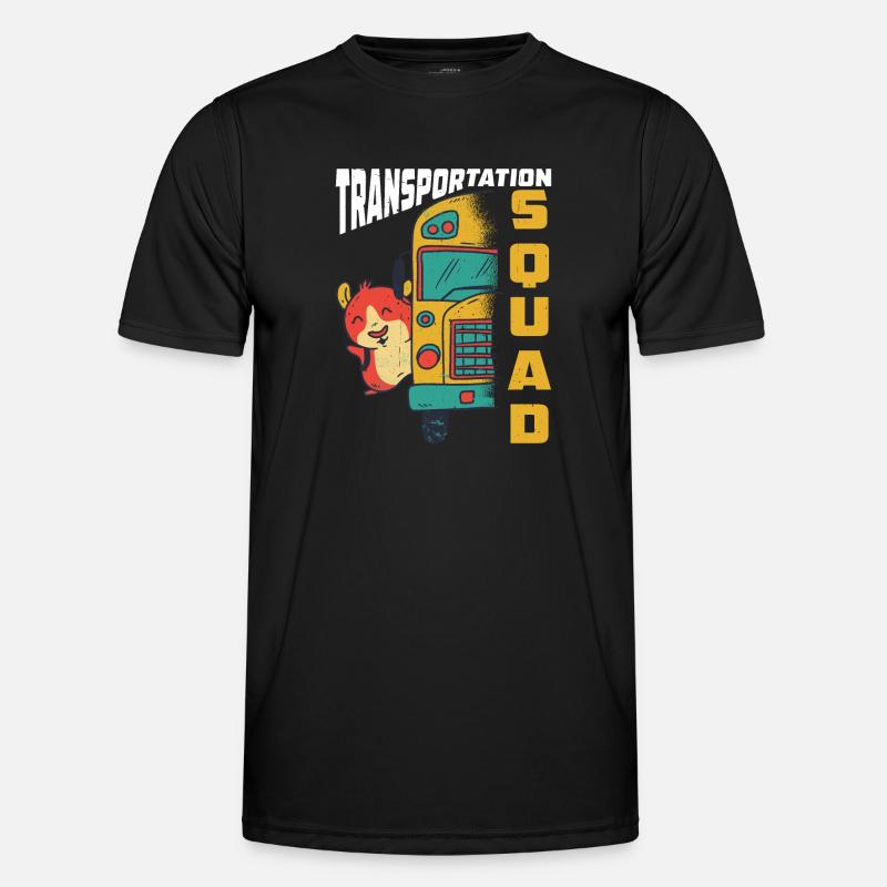 Transportation Squad 7 - Männer Funktions-T-Shirt - Schwarz