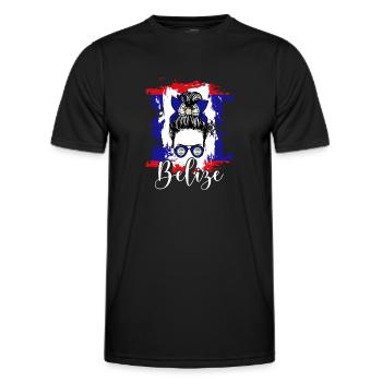 Belize Latino Belizean Belizean Maya Gift - Men's Functional T-Shirt - black - Front - AI Model Male 178 dark (178cm)
