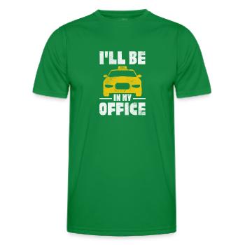 Taxi Taxi Driver Traffic Profession Gift - Men's Functional T-Shirt - kelly green - Front - AI Model Male 178 dark (178cm)