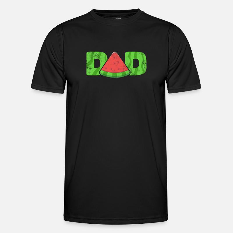 Watermelon Father - Men's Functional T-Shirt - black