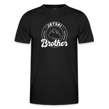 Jetski Brother Jetski Driver Jetski Brother Jetski - Männer Funktions-T-Shirt - Schwarz - Vorne - AI Model Male 178 dark (178cm)