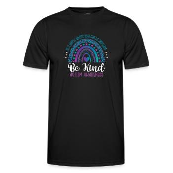 Autismus Awareness Day Autist Geschenk - Männer Funktions-T-Shirt - Schwarz - Vorne - AI Model Male 178 dark (178cm)
