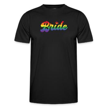 Junggesellin - Männer Funktions-T-Shirt - Schwarz - Vorne - AI Model Male 178 dark (178cm)