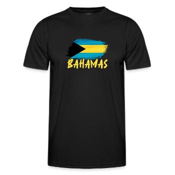 Bahamas Karibik Insel Atlantik Sommer Geschenk - Männer Funktions-T-Shirt - Schwarz - Vorne - AI Model Male 178 dark (178cm)
