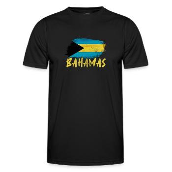Bahamas - T-shirt sport Homme - noir - Devant - AI Model Male 178 dark (178cm)