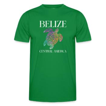 Belize - Männer Funktions-T-Shirt - Kelly Green - Vorne - AI Model Male 178 dark (178cm)