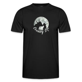 Amour des animaux Ferme Fermier Femme du fermier Vie à la ferme - T-shirt sport Homme - noir - Devant - AI Model Male 178 dark (178cm)